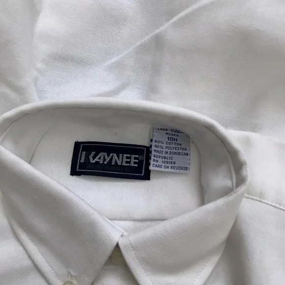 Kaynee NWOT Button Down School Uniform Boys 10 Husky - Picture 5 of 6